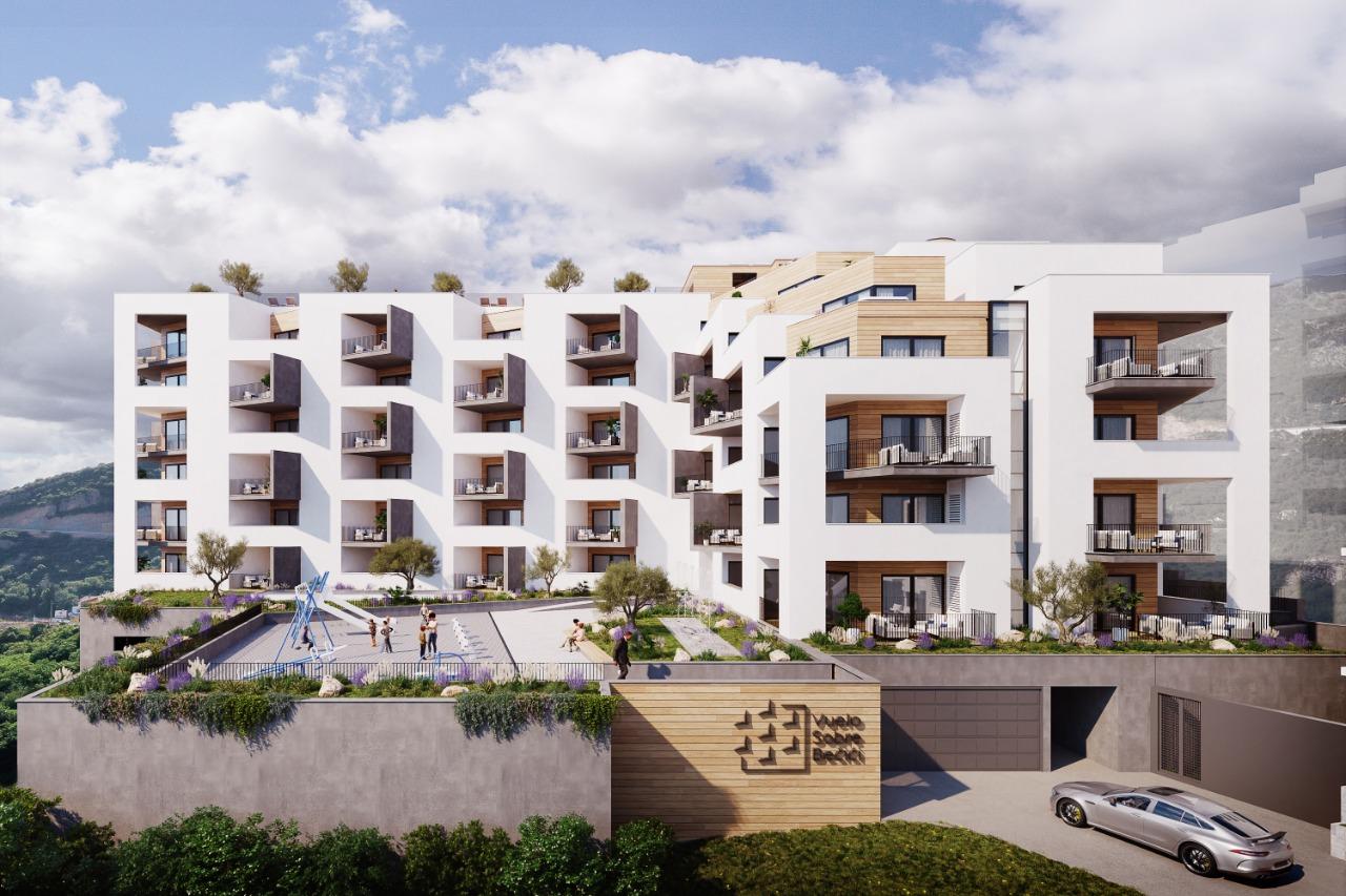 Apartments under construction in a new project in Becici