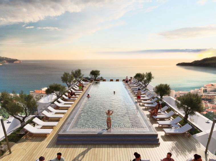 Apartments under construction in a new project in Becici