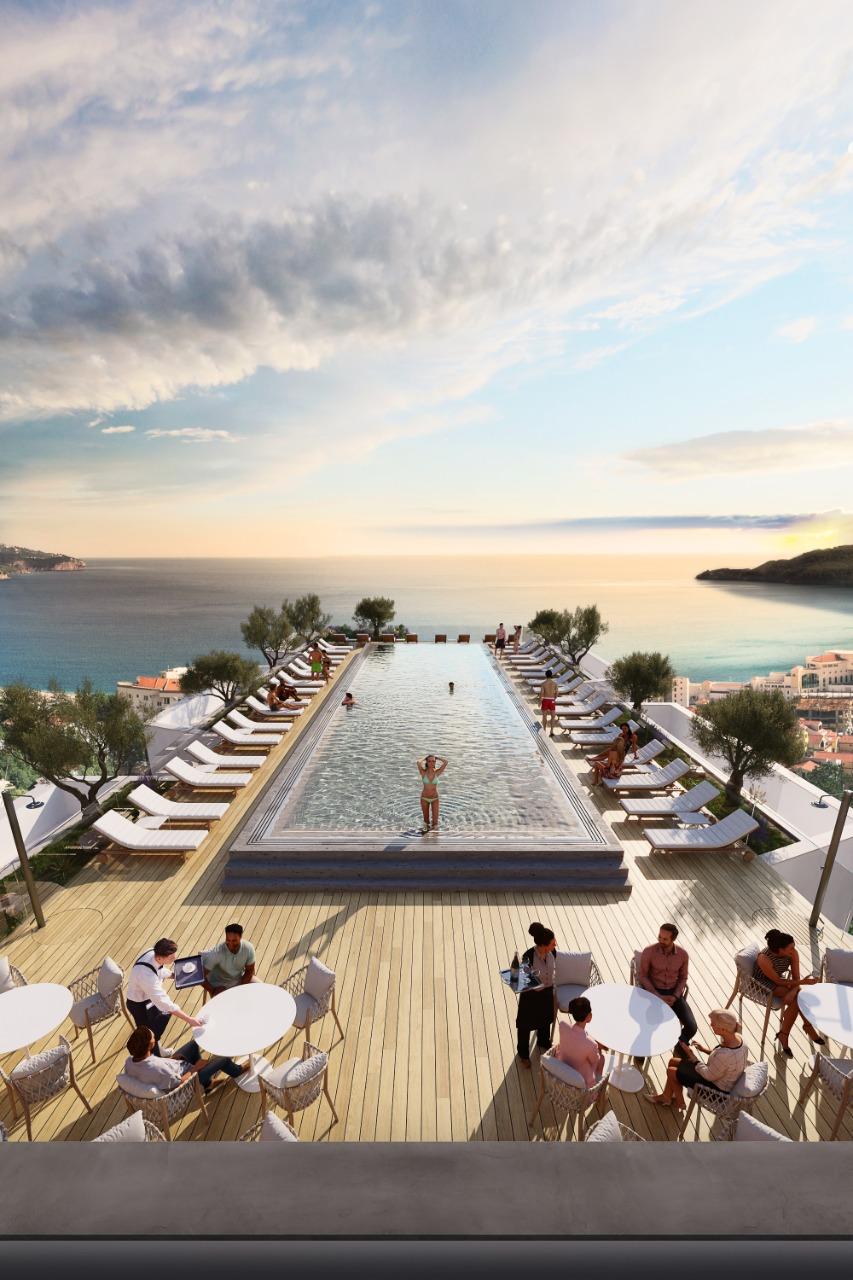 Apartments under construction in a new project in Becici