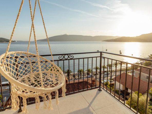 Sale of an operating hotel in the region of Herceg Novi. Magnificent location, first line to the sea, just 50 meters to the equipped beach.
