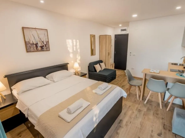 Sale of an operating hotel in the region of Herceg Novi. Magnificent location, first line to the sea, just 50 meters to the equipped beach.