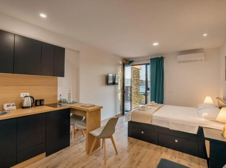 Sale of an operating hotel in the region of Herceg Novi. Magnificent location, first line to the sea, just 50 meters to the equipped beach.